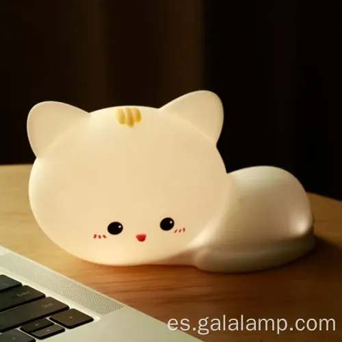 Adorable sensor táctil Cat Night Light